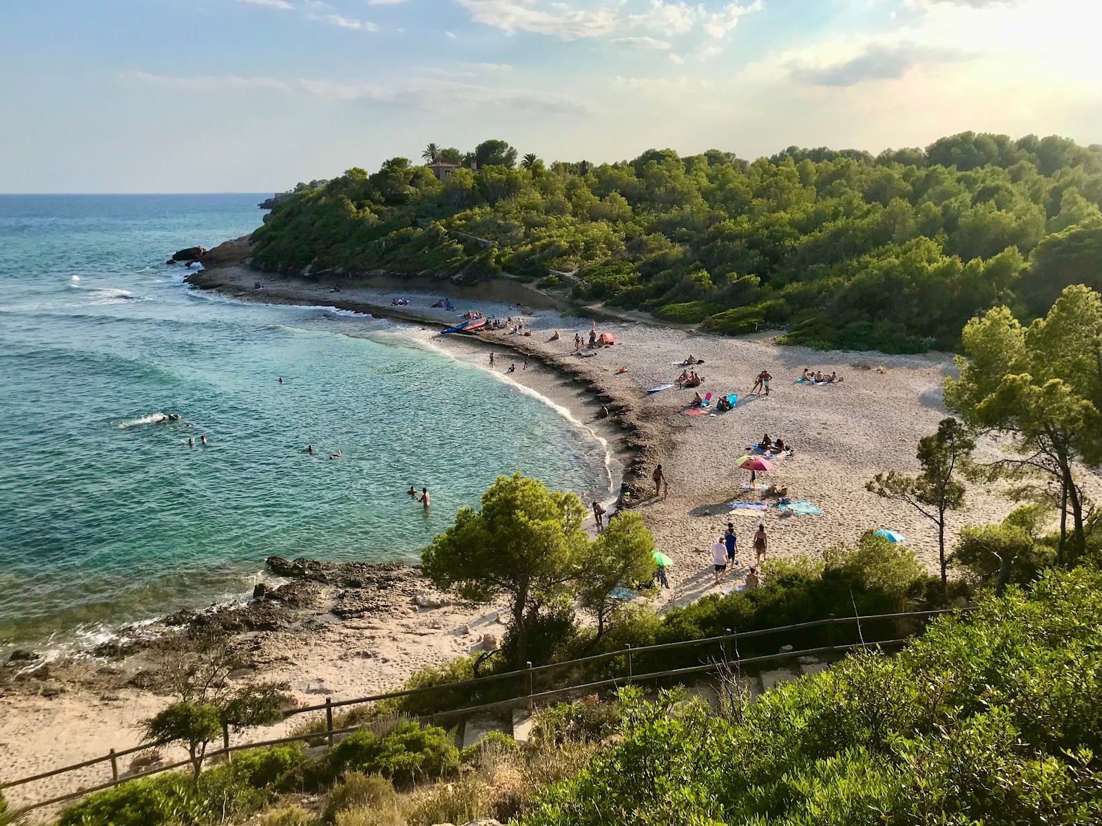 Photo de Platja del Torrent del Pi avec un niveau de propreté de très propre
