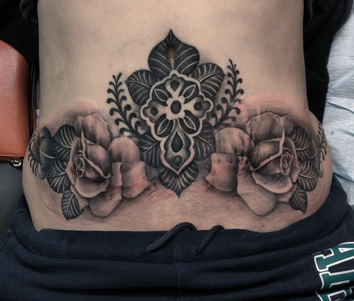 Explore fishing tattoo ideas for guys, creative tattoo ideas in Houston, available at Los Muertos Tattoo Studio and Art Gallery
