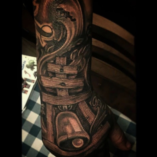 Explore scuba diving tattoo ideas, creative tattoo ideas in Murrieta, available at CON INK TATTOOS LLC