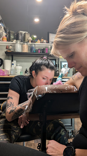 Explore occult tattoo ideas, creative tattoo ideas in Chesapeake, available at Thriller Street Tattoo