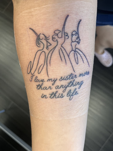 Explore tattoo ideas cover up names, creative tattoo ideas in Melbourne, available at Space Mermaid Tattoo Gallery