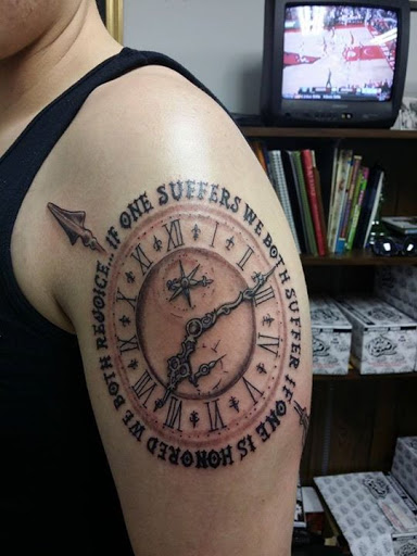 Explore tattoo ideas about travel, creative tattoo ideas in Fredericksburg, available at Figure 8 Ink Studios