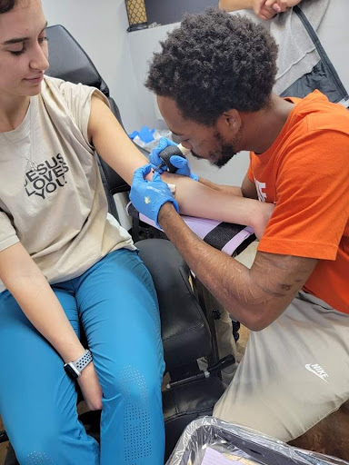 Explore heavenly tattoo ideas, creative tattoo ideas in Fort Wayne, available at Grade A Tattoos and Body Piercing