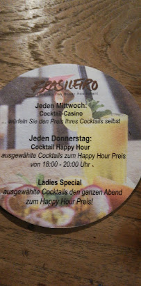 Menu du Brasileiro Königsbach à Königsbach-Stein