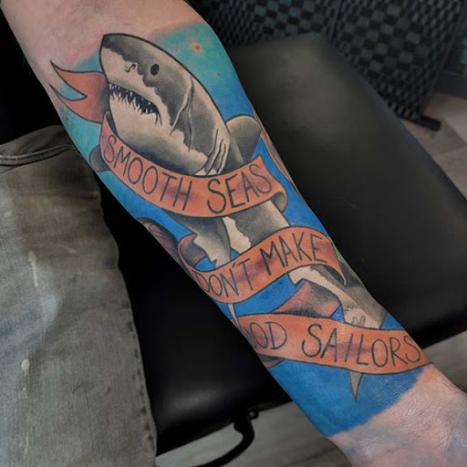 Explore jazz tattoo ideas, creative tattoo ideas in Nashville, available at Titan Tattoo