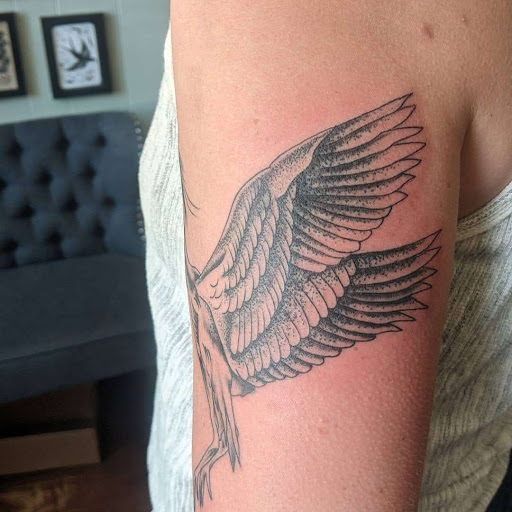 Explore men's bible verse tattoo ideas, creative tattoo ideas in Lawrence, available at Standard Electric Tattooing