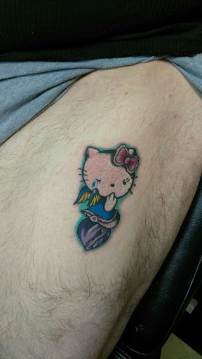 Explore father time tattoo ideas, creative tattoo ideas in Bowling Green, available at Taboo Tattoos and Piercings