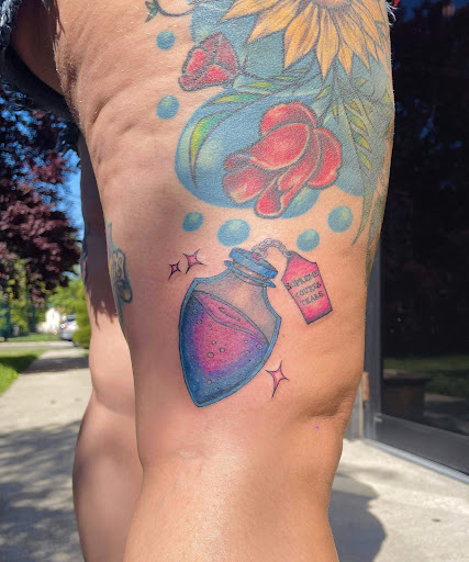 Explore ai generated tattoo ideas, creative tattoo ideas in Dayton, available at Blue Byrd Tattoo