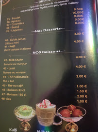 HASSAN DELI'NAN à Besançon menu