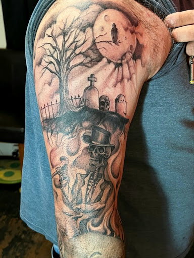 Explore small tattoo ideas behind ear, creative tattoo ideas in Roanoke, available at RailYard INK