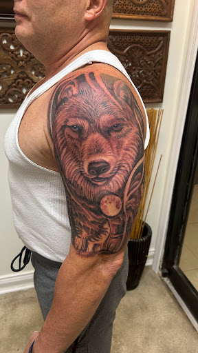 Explore eagle tattoo ideas, creative tattoo ideas in Miami, available at Bonsai Mike Tattoos
