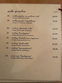 Carte du Weinstube Brand à Frankweiler