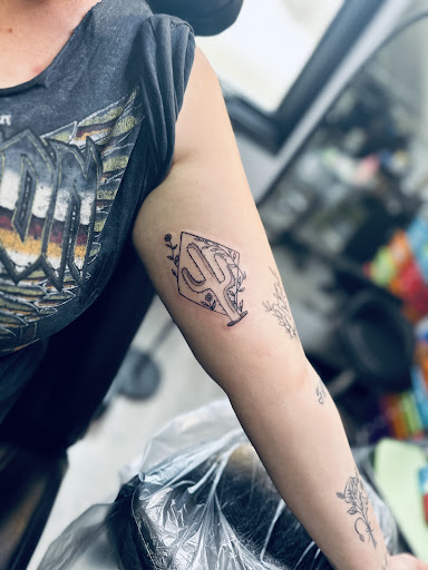 Explore tribal head tattoo ideas, creative tattoo ideas in Holmen, available at Driftless Tattoo and Art LLC