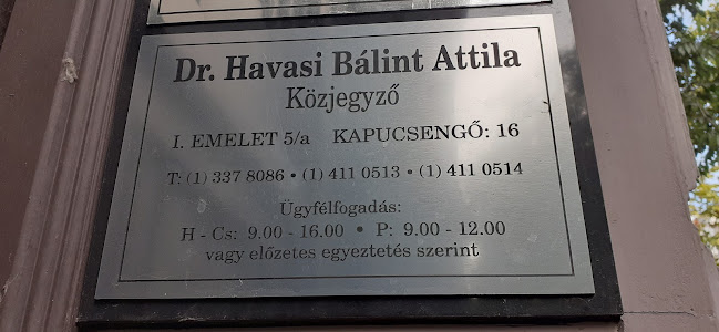 Értékelések erről a helyről: Dr. Havasi Bálint Attila Közjegyzői Irodája, Budapest - Közjegyző