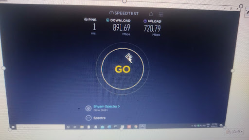 Spectra India's Fastest Internet service - chittaranjan park