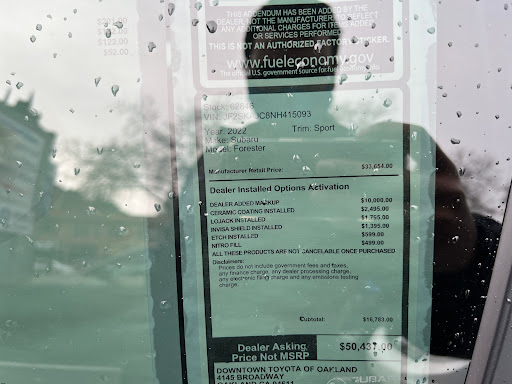 Subaru Dealer «Downtown Subaru of Oakland», reviews and photos, 4133 Broadway, Oakland, CA 94611, USA