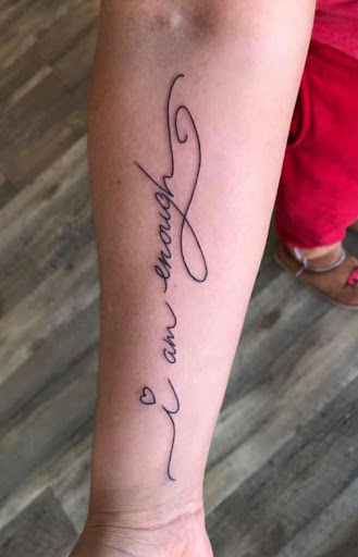 Explore straight edge tattoo ideas, creative tattoo ideas in Overland Park, available at Talent Tattoo And Body Piercing