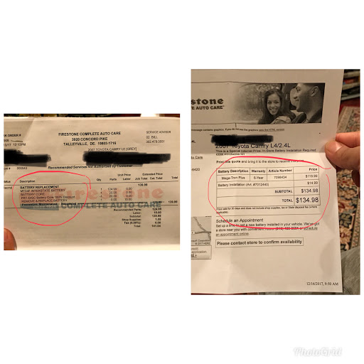 Tire Shop «Firestone Complete Auto Care», reviews and photos, 3920 Concord Pike, Talleyville, DE 19803, USA