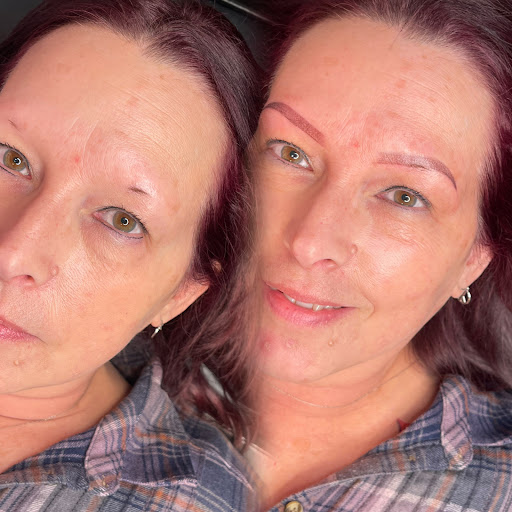 Explore chicano tattoo sleeve ideas, creative tattoo ideas in Peoria Heights, available at BeautiFULL Brows By Jen Microblading - Permanent Makeup Wild Honey Beauty Studio