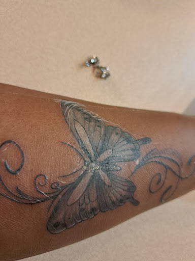 Explore men's face tattoo ideas, creative tattoo ideas in Duluth, available at Tattoo Fiesta