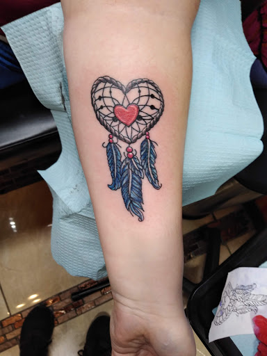 Explore grumpy bear tattoo ideas, creative tattoo ideas in Spokane, available at Sweet Inks & Cool Peeps