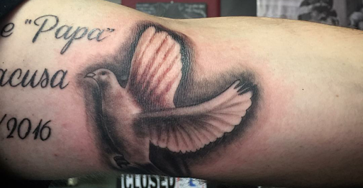 Explore tattoo face ideas, creative tattoo ideas in Stockton, available at THE PIRATES LOUNGE TATTOO PARLOR