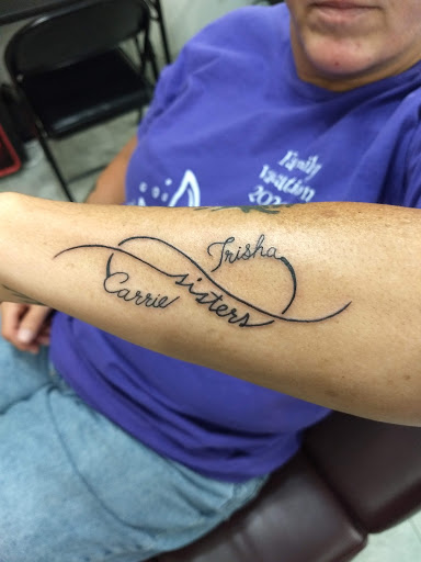 Explore black metal tattoo ideas, creative tattoo ideas in Eagle Lake, available at Artistic ink