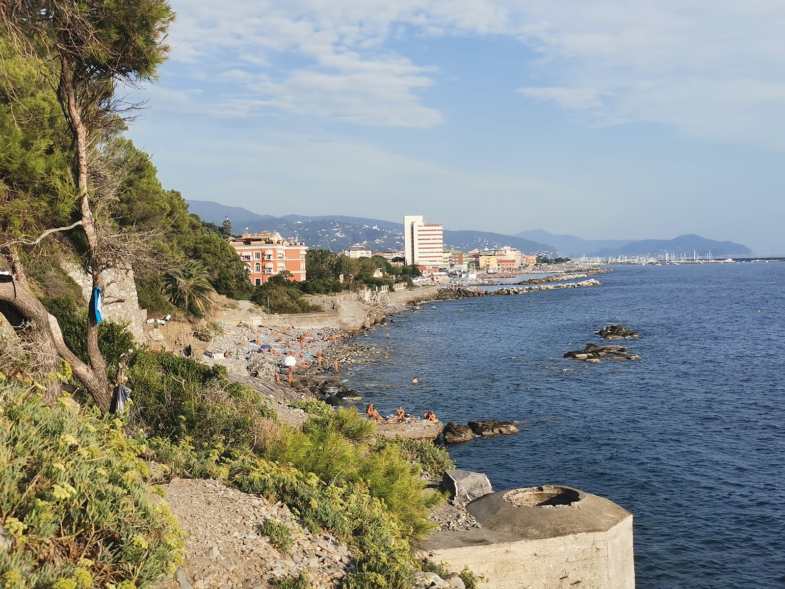 Foto di Spiaggia Naturista Andreina con abbastanza pulita livello di pulizia