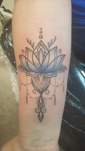Explore inner forearm tattoo cover up ideas, creative tattoo ideas in Havre, available at Hiway 2 Tattoo