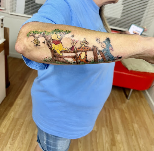 Explore tattoo position ideas, creative tattoo ideas in Moberly, available at Blackheart Collective