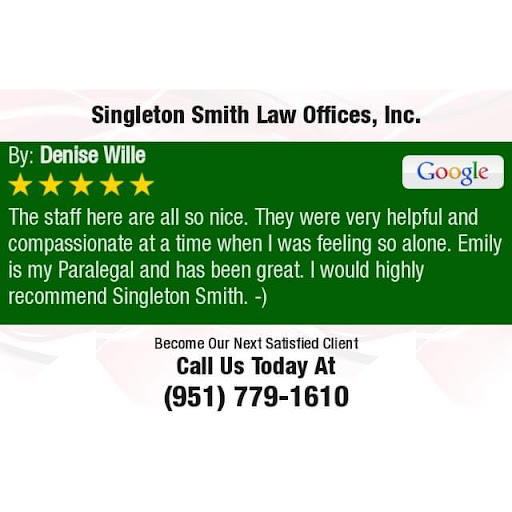 Divorce Lawyer «Singleton Smith Law Offices, Inc.», reviews and photos