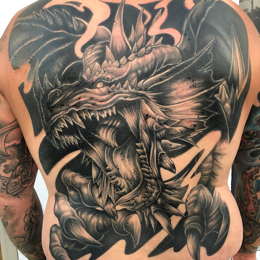 Explore lucky 13 tattoo ideas, creative tattoo ideas in Saint Petersburg, available at Foolish Pride Tattoo Co.