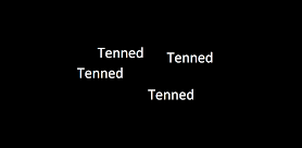 Tenned