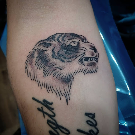 Explore circle tattoo cover up ideas, creative tattoo ideas in Bargersville, available at Angels and Demons Tattoo