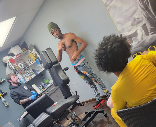 Explore california bear tattoo ideas, creative tattoo ideas in Fort Wayne, available at Grade A Tattoos and Body Piercing