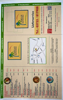 Menu / carte de Lamian Bistro à Limbach-Oberfrohna