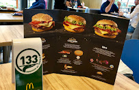 Menu du McDonald's à Rome