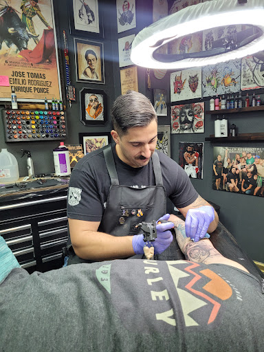 Explore kitty tattoo ideas, creative tattoo ideas in Tallahassee, available at Carbon Ink Tattoo