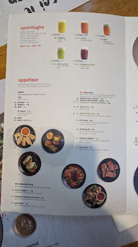 Wagamama à Milan menu