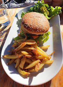 Hamburger végétarien du Restaurant La Chapelle à Saint-Aventin - n°9