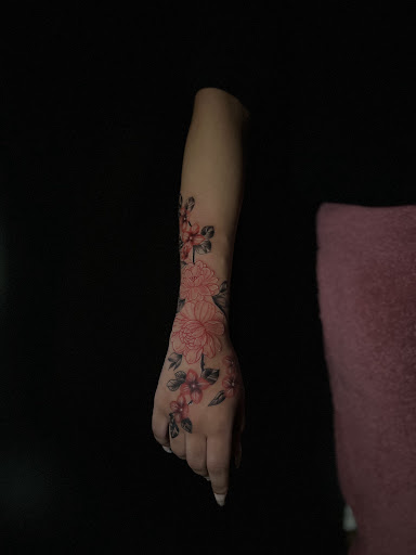 Explore name tattoo ideas for forearm, creative tattoo ideas in Astoria, available at Xolotl Tattoo Gallery