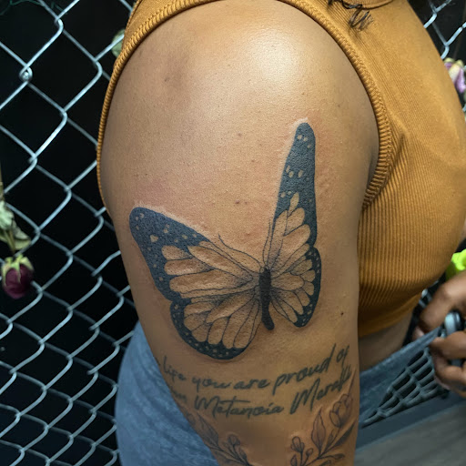 Explore initial tattoo ideas for guys, creative tattoo ideas in Buffalo, available at True Gloom Tattoo Studio