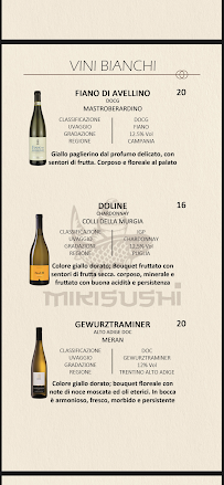 miki sushi à Molfetta carte