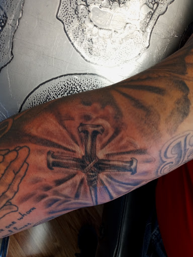 Explore longitude and latitude tattoo ideas, creative tattoo ideas in Arvada, available at Independence Ink