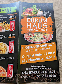 Dürüm Haus à Balingen menu