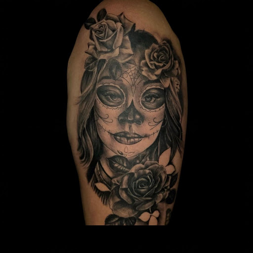 Explore la dodgers tattoo ideas, creative tattoo ideas in Charlotte, available at Canvas Tattoo & Art Gallery