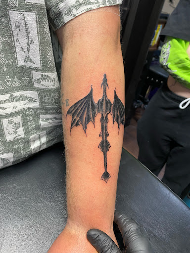 Explore germanic tattoo ideas, creative tattoo ideas in Greenwood, available at Ginger Bear Ink