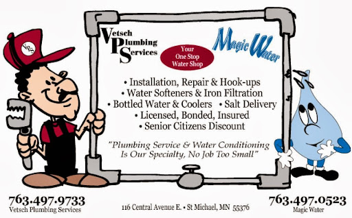 Plumber «Vetsch Plumbing Services», reviews and photos, 116 Central Ave E, St Michael, MN 55376, USA