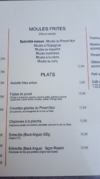 Restaurant espagnol Piment Noir à Arcachon (la carte)