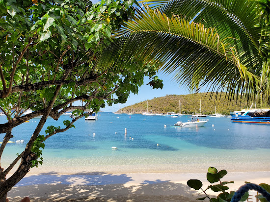 Cruz Bay beach